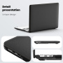 Usnjena torbica s stojalom za MacBook Pro 13" (A2251 / A2289 / A2338) - črna