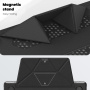 Usnjen ovitek s stojalom za MacBook Air 13" (A2681 / A3113 / A3240 / A3449) - črn