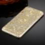 Zaščitna zadnja prevleka z rhinestones v diamantnem slogu za iPhone 6 / 6S - zlati