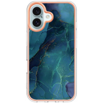 Zaščitni ovitek Marmor za iPhone 16 - kerozin