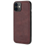 DG.Ming 2v1 snemljiva preklopna torbica za iPhone 11 - Wine