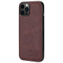 DG.Ming 2v1 snemljiva preklopna torbica za iPhone 11 Pro - Wine