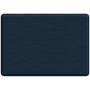 Ovitek s tekstilno površino in stojalom za MacBook Pro 16" (A2485 / A2780 / A2991 / A3186 / A3403 / A3428 / A3429) - temno moder