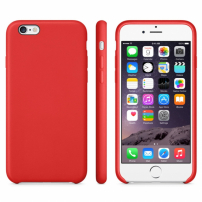 Protizdrsni mat pokrov za Apple iPhone 6 / 6S - rdeče