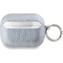 Karl Lagerfeld Embossed Choupette Head etui za AirPods Pro 2 (2022) - srebrn