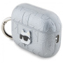 Karl Lagerfeld Embossed Choupette Head etui za AirPods Pro 2 (2022) - srebrn