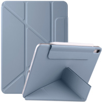 Magnetni ovitek z origami stojalom za iPad Air 13" (2024-2026) - modro-siv