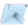 Magnetni etui z origami stojalom za iPad Pro 12.9" (2018-2022) - moder