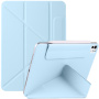 Magnetni etui z origami stojalom za iPad Pro 12.9" (2018-2022) - moder