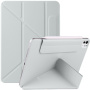 Magnetni etui z origami stojalom za iPad Pro 12.9" (2018-2022) - siv