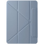Magnetni etui z origami stojalom za iPad Pro 12.9" (2018-2022) - modro-siv