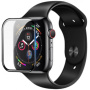 NILLKIN kaljeno 3D steklo s črnim okvirjem za Apple Watch 44mm