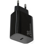 NORTHJO hitri polnilni adapter s priključkom USB-C - 20W - črn