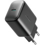 JOYROOM JR-TCF20 hitri polnilni adapter z USB-C priključkom - 20W - črn