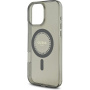 Guess IML Rhinestones Ring Cover z MagSafe za iPhone 16 Pro Max - siv