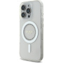 Guess Ovitek IML Rhinestones Ring z MagSafe za iPhone 16 Pro - prozoren