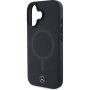Mercedes Smooth Leather etui z MagSafe za iPhone 16 - črn