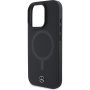 Mercedes Smooth Leather etui z MagSafe za iPhone 16 Pro Max - črn