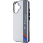 BMW Ovitek IML Motorsport Vertical Stripe za iPhone 16 - siv