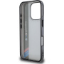 BMW IML Motorsport Vertical Stripe ovitek za iPhone 16 Pro - siv