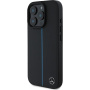 Mercedes Ovitek Blue Stripe z MagSafe za iPhone 16 Pro Max - črn