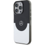 Mercedes Double Layer etui z MagSafe za iPhone 16 Pro Max - črno srebrn