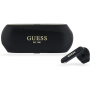 Guess Brezžične slušalke Elongated Metallic TWS - črne