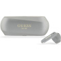 Guess Brezžične slušalke Elongated Metallic TWS - sive
