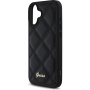 Guess Prešit ovitek za iPhone 16 - črn