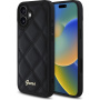 Guess Prešit ovitek za iPhone 16 Plus - črn