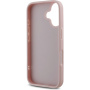 Guess Prešit ovitek za iPhone 16 - roza