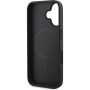 Guess 4G Small Metal Logo Cover z MagSafe za iPhone 16 - siv