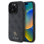 Guess 4G Small Metal Logo Cover z MagSafe za iPhone 16 Pro Max - siv