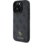 Guess 4G Small Metal Logo Cover z MagSafe za iPhone 16 Pro Max - siv