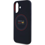 Oracle Red Bull Racing Silikonski ovitek Red Ring z MagSafe za iPhone 16 - temno moder