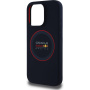 Oracle Red Bull Racing Silikonski ovitek Red Ring z MagSafe za iPhone 16 Pro - temno moder