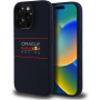 Oracle Red Bull Racing Horizontal Logo ovitek z MagSafe za iPhone 15 Pro - temno moder