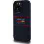 Oracle Red Bull Racing Horizontal Logo ovitek z MagSafe za iPhone 15 Pro - temno moder