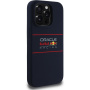 Oracle Red Bull Racing Horizontal Logo ovitek z MagSafe za iPhone 15 Pro - temno moder