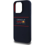 Oracle Red Bull Racing Horizontal Logo ovitek z MagSafe za iPhone 15 Pro - temno moder