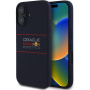 Oracle Red Bull Racing Horizontal Logo ovitek z MagSafe za iPhone 16 Plus - temno moder