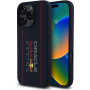 Oracle Red Bull Racing Silikonski ovitek Vertical Logo z MagSafe za iPhone 16 Pro Max - temno moder