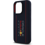 Oracle Red Bull Racing Silikonski ovitek Vertical Logo z MagSafe za iPhone 16 Pro Max - temno moder