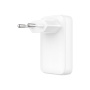 FIXED Slim GaN polnilni adapter z USB-C priključkom - 30W - bel