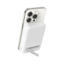 BELKIN Boost Charge Pro brezžična MagSafe powerbanka s stojalom in 2x USB-C priključki - 10.000 mAh - bela