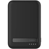 BELKIN Boost Charge Pro brezžična MagSafe powerbanka s stojalom in 2x USB-C priključki - 10.000 mAh - črna