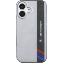 BMW Ovitek IML Motorsport Vertical Stripe za iPhone 16 - siv