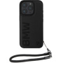 BMW Etui Leather Signature and Strap za iPhone 16 Pro Max - črn