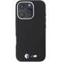 BMW Ovitek M Kevlar Metal Logo za iPhone 16 Pro - črn