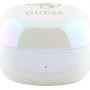 Guess Brezžične slušalke 4G Logo Mini TWS - bele